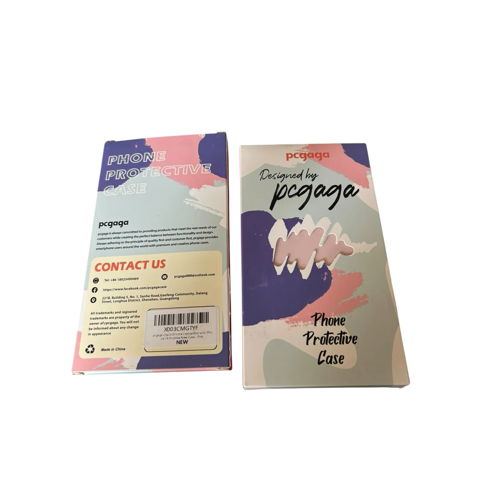 pcgaga Pink Silicone Protective Phone Case NWT Pink Iphone 14 ProMax NEW - Image 2