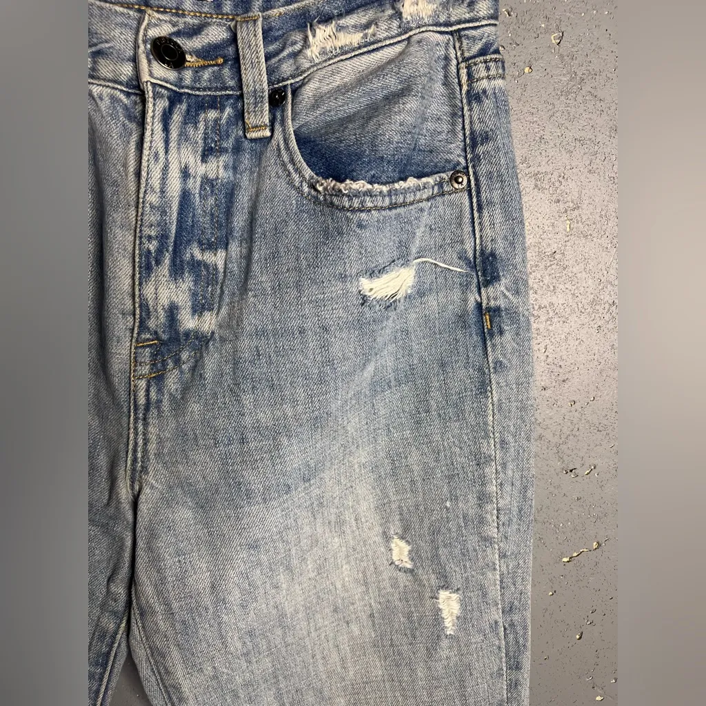 Pistola Stevie High Waist Denim Wide Leg Jeans in size 25. - Image 6