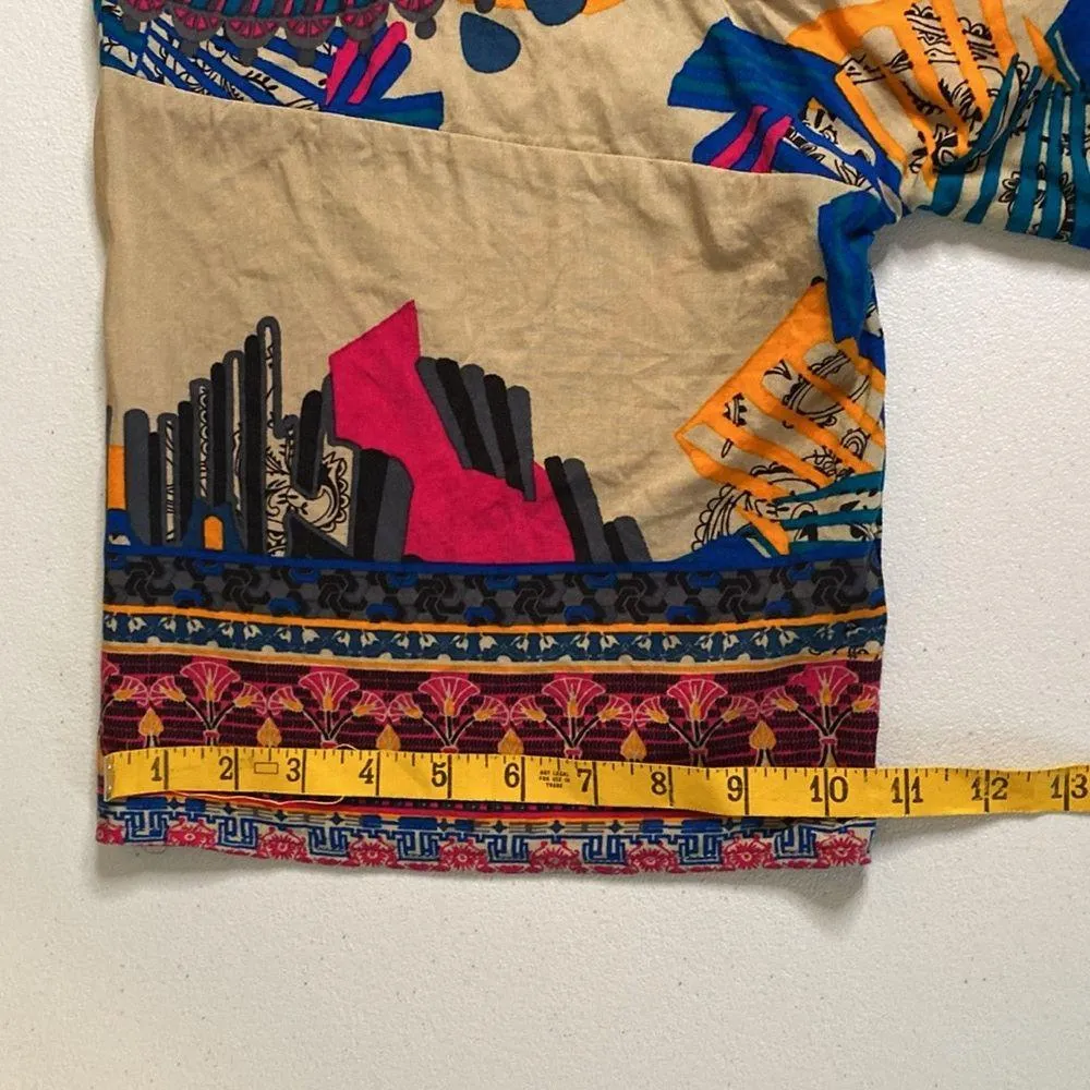 Flying Tomato Vibrant Geometric Open Front Top size Small - Image 7