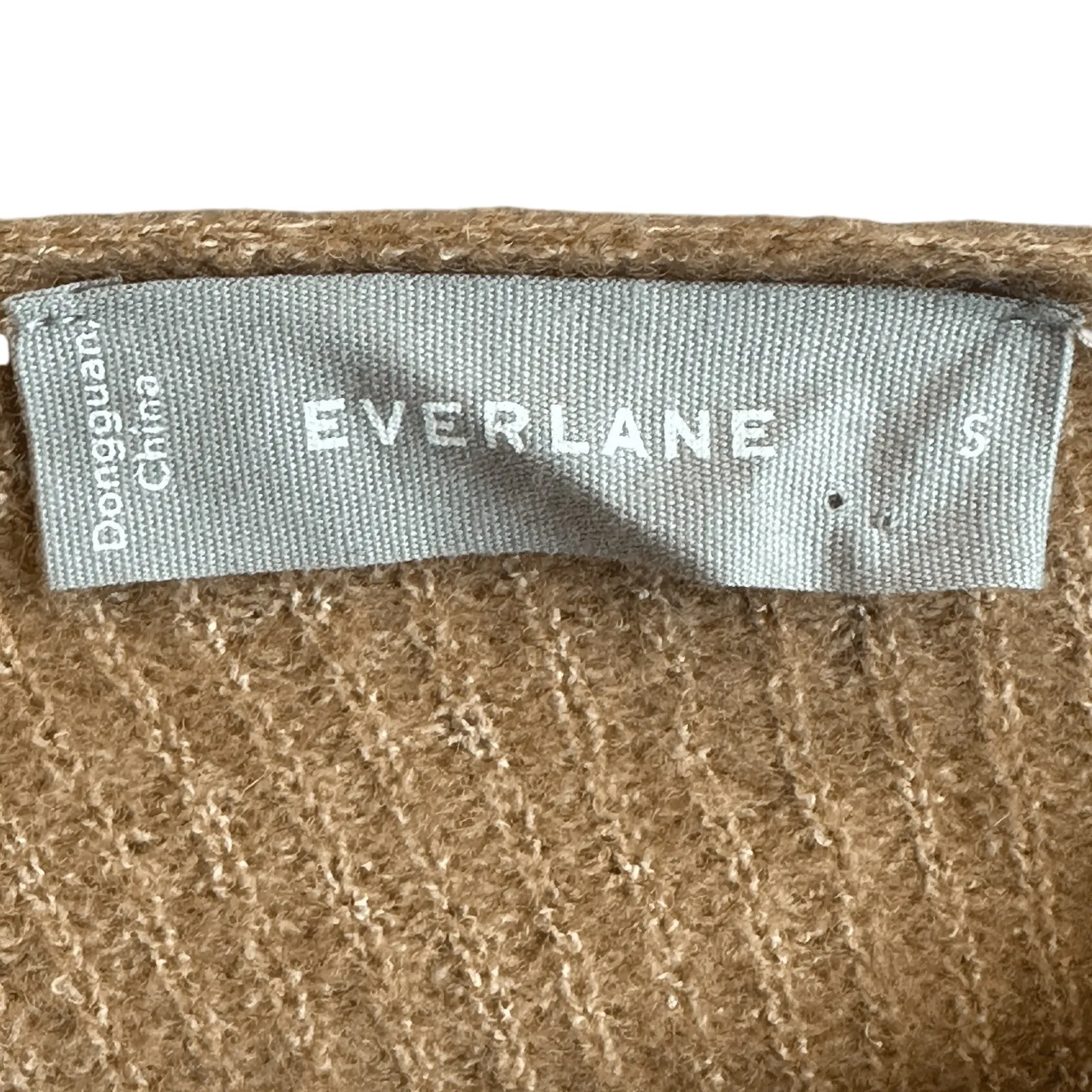 Everlane The Cozy Stretch Tank Camel Womens S Wool Cropped Minimalist Clean Girl - Image 6