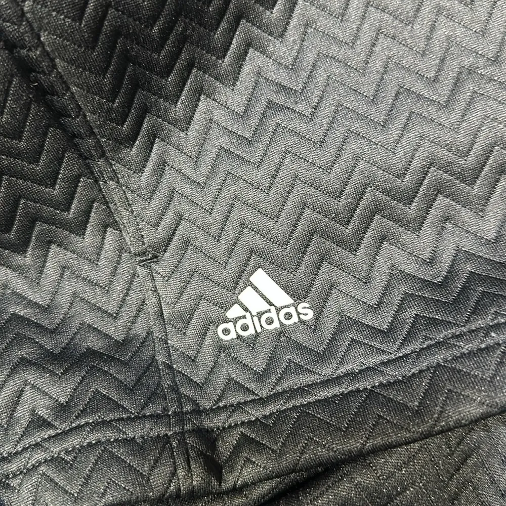 Adidas textured black jacket - Size XL - Image 6