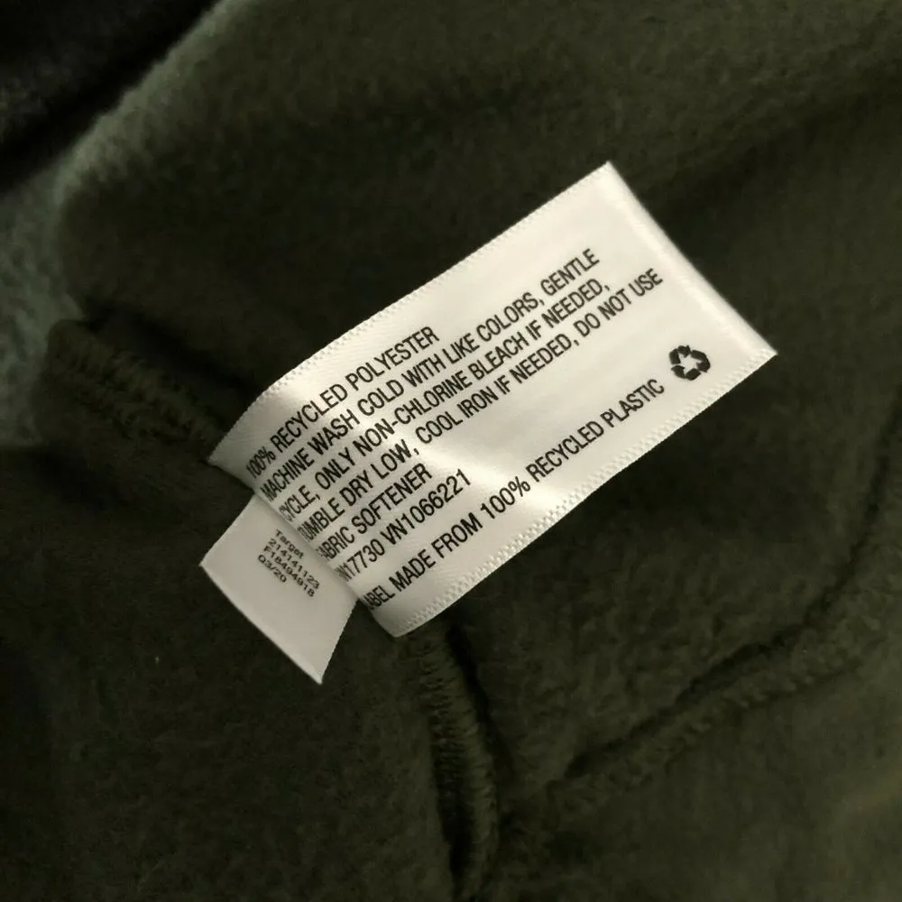 All In Motion Womens Hoodie Pullover 1/2 Zip Fleece Thumbholes Pockets Green XXL - Image 5