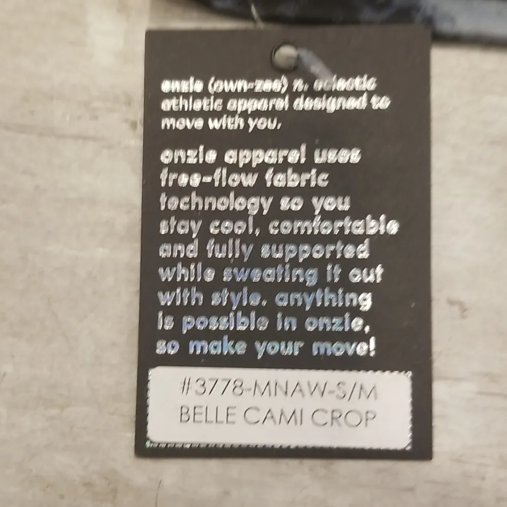 💕ONZIE💕 Belle Cami Crop Top ~ Moonstone Acid Wash Tie-Dye S/M NWT - Image 11