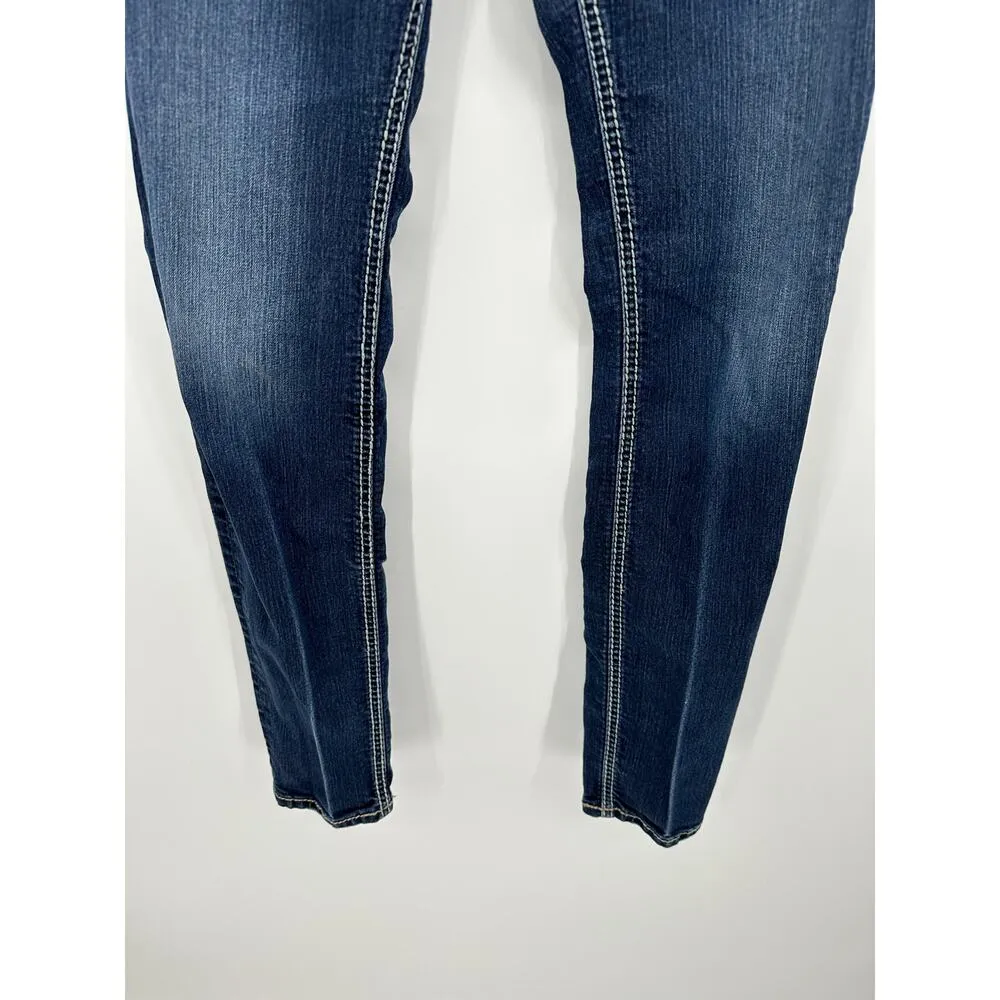 Silver Jeans Co Suki Dark Wash Blue Denim Jeans Jeggings Women's Size 28 - Image 3