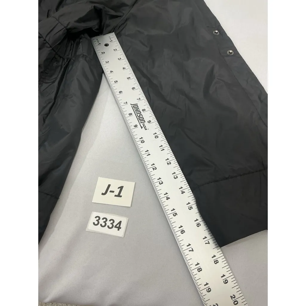 Womans Style & Co Size 22 W Black Zip Up Snap Up Windbreaker Jacket - Image 7