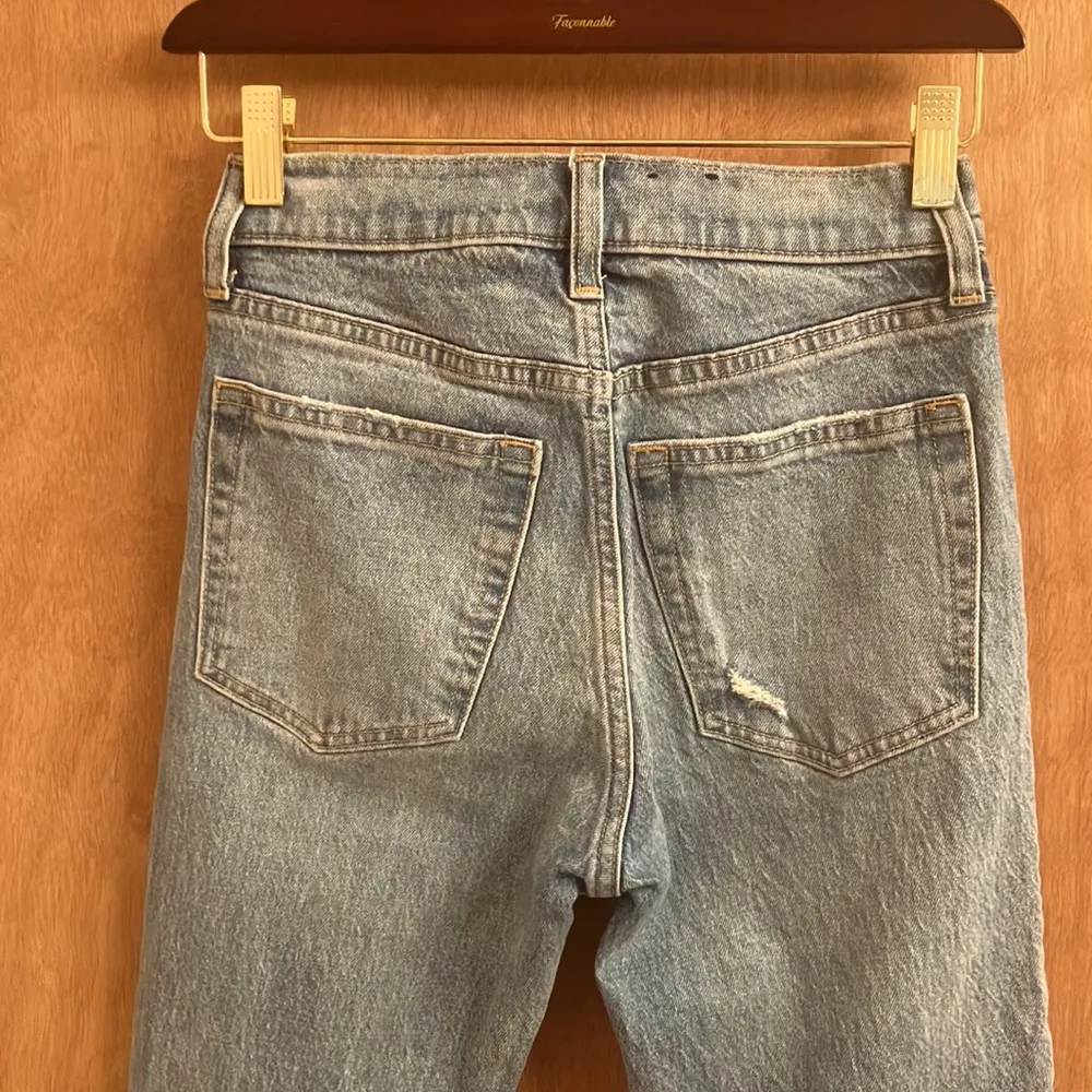 Gap denim cheeky straight leg high rise jeans - Image 9