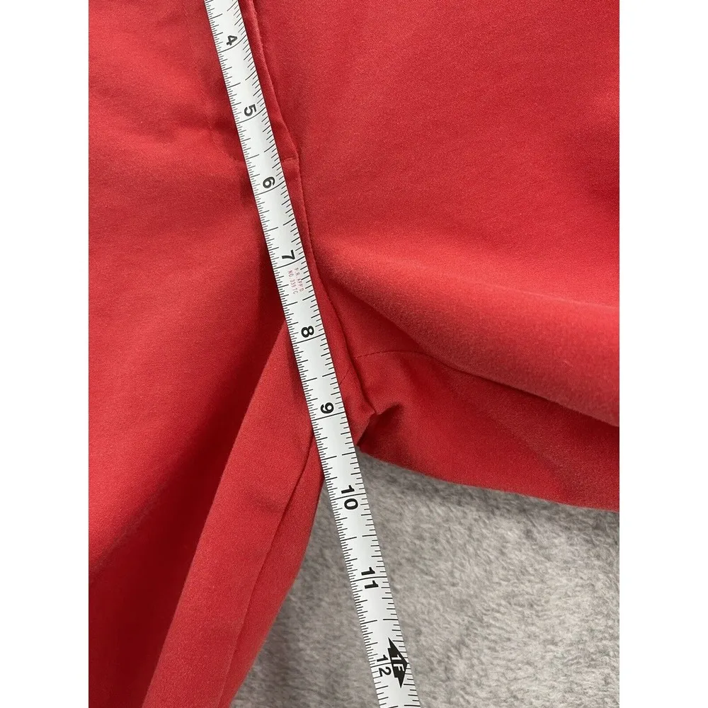 Talbots Women's Pants Solid Orange Red Size 6P Petite Signature Ankle Cotton - Image 9