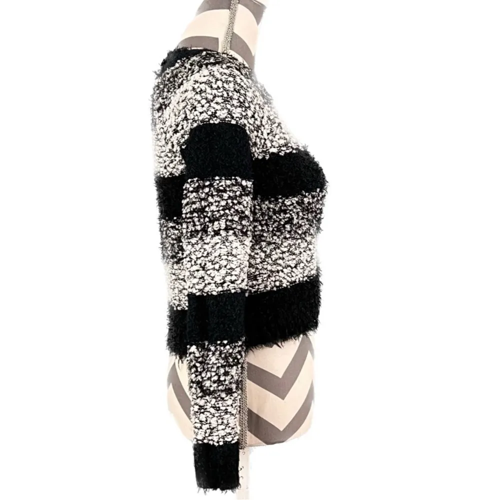 LAST CHANCE! Eyeshadow Eyelash Striped Sweater - Size M - Image 5