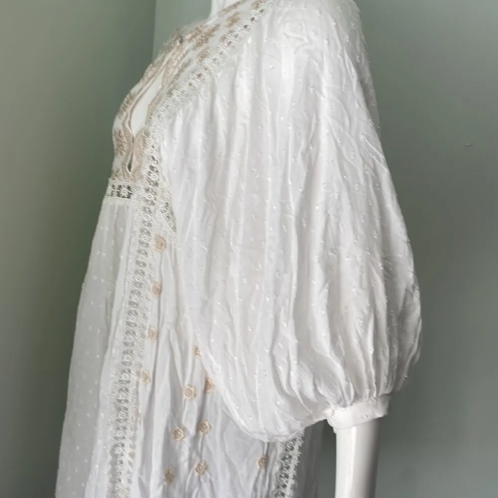 Free People Charlotte Swiss-Dot Tunic Dress Ivory - Image 15