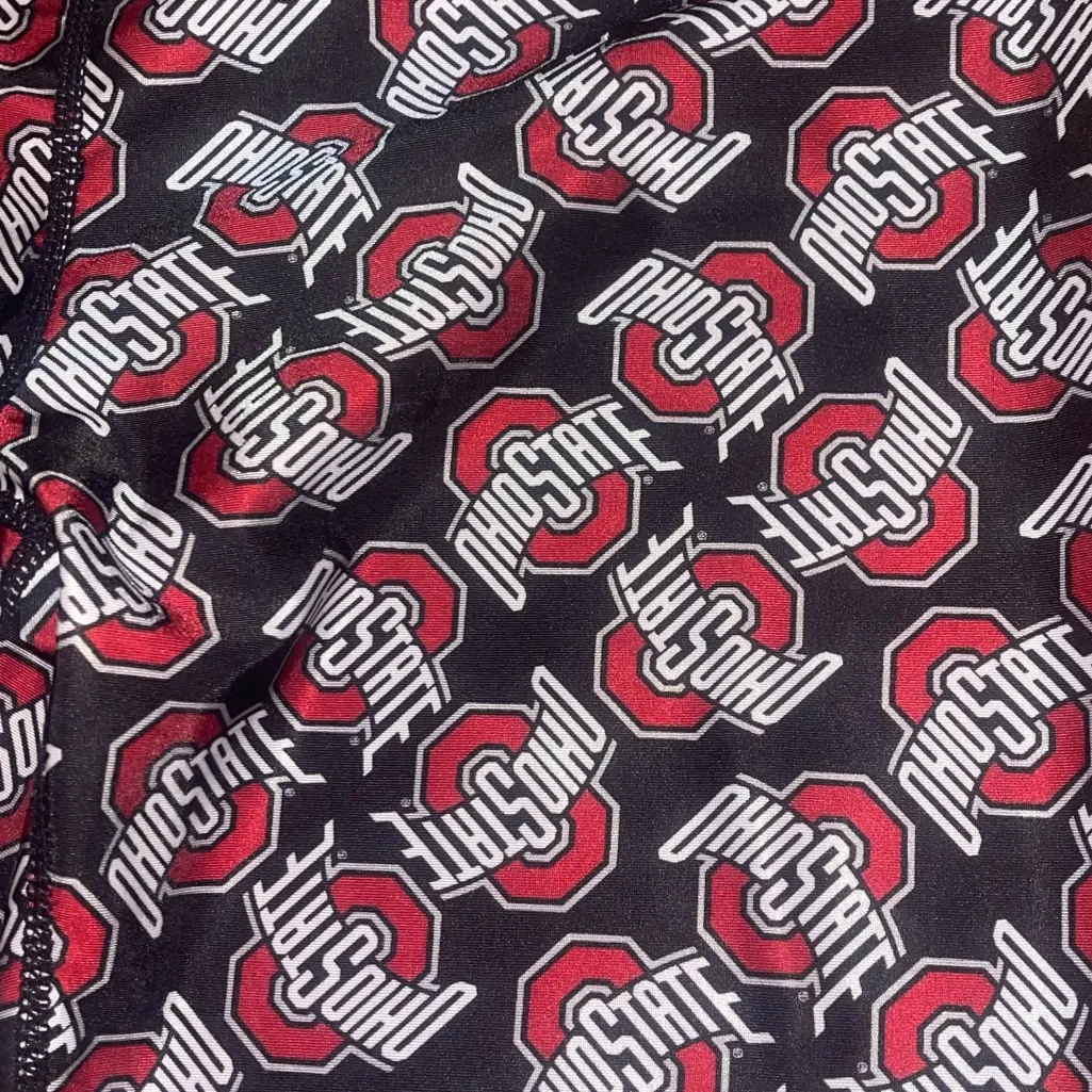 Ohio State Buckeyes black red leggings pants size medium authentic apparel EUC - Image 2