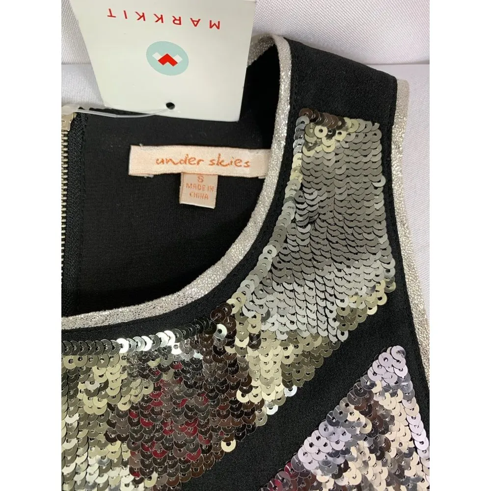 Under Skies Women's Disco Sequin Dress - Image 3