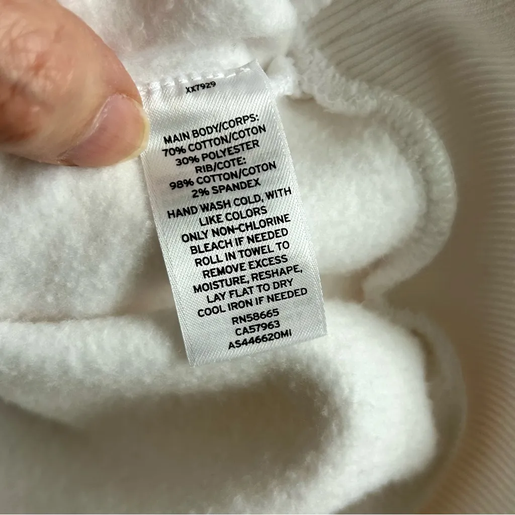 1901 “Mulled WINE and feelin’ FINE” Colorful Sweatshirt, White, Size S - Image 5