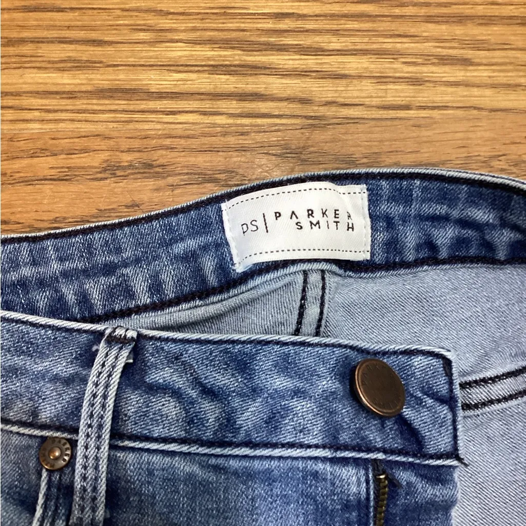 Parker Smith Split calf jeans. Size 30. Light wash denim - Image 9