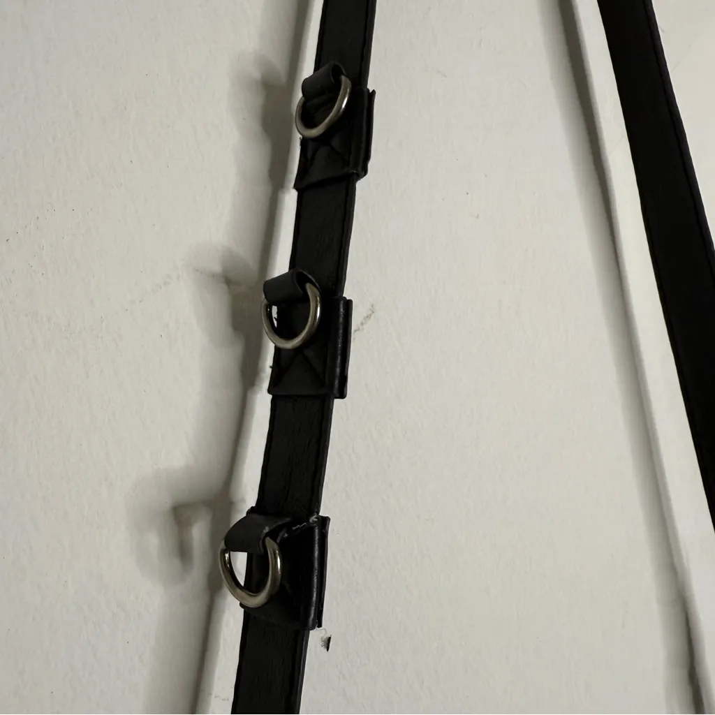 The Sak Black Leather Foldover Crossbody Bag - Image 10