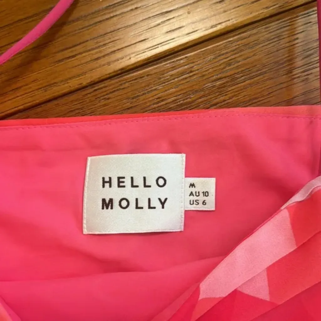 Hello Molly Hold My Drink Dress Pink - Image 3