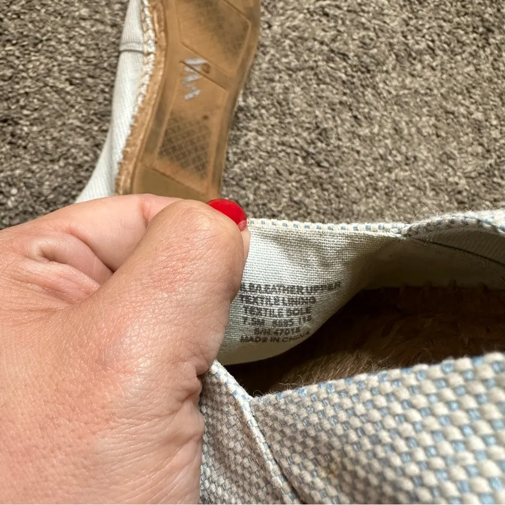 Tory Burch Colorblock Espadrille Flat in Seltzer Blue - Image 9