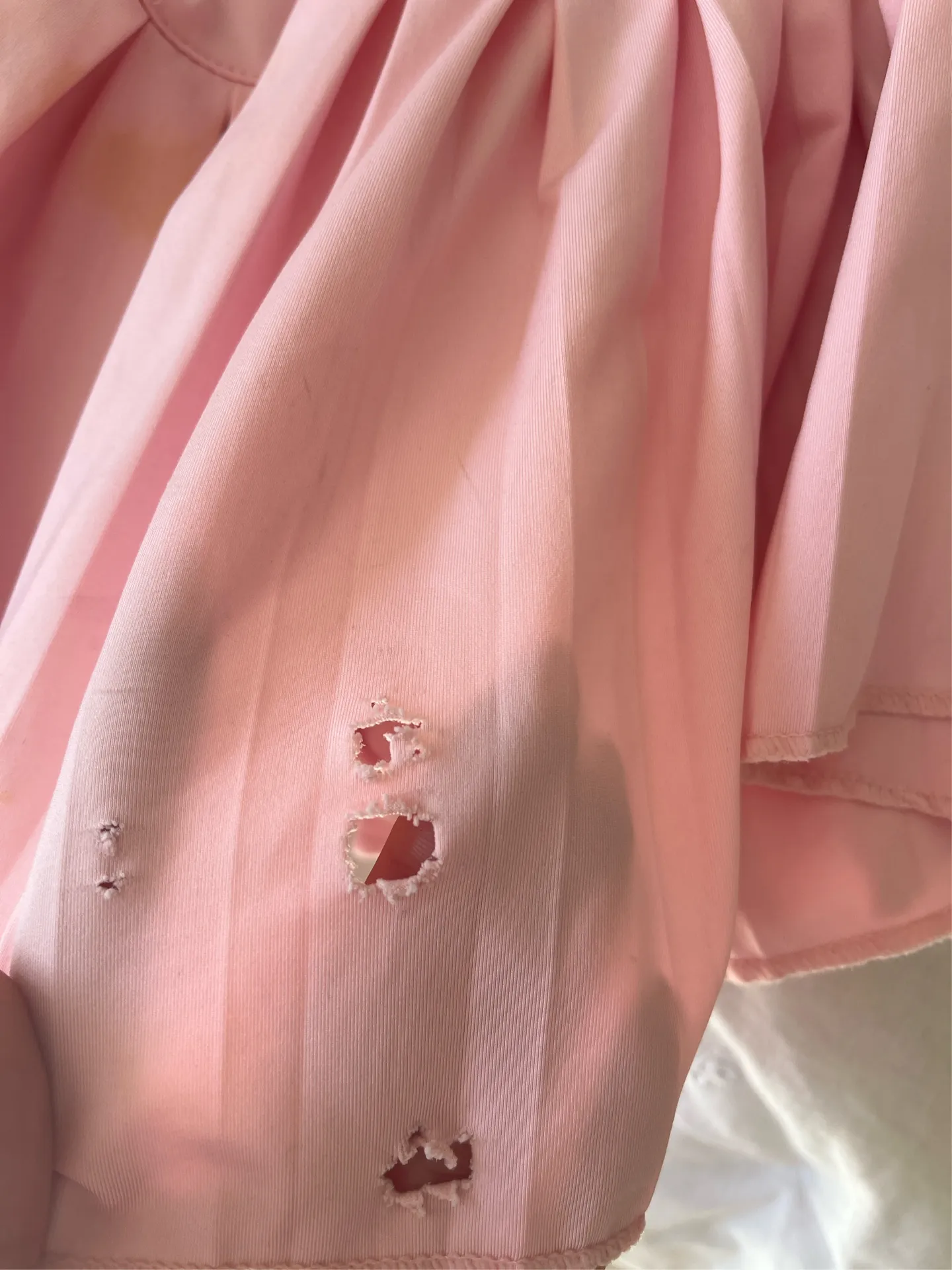 Light pink Gold Hinge Skirt Hinge Tennis - Image 4