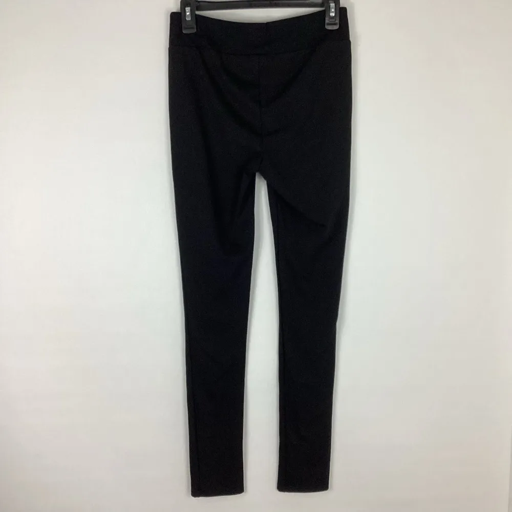 Bar III  Split Hem Black Legging Pants Small - Image 4