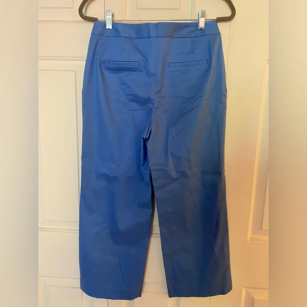 Women’s  Nordstrom Blue Wide Leg Cropped Pants, Size 6 - Image 7