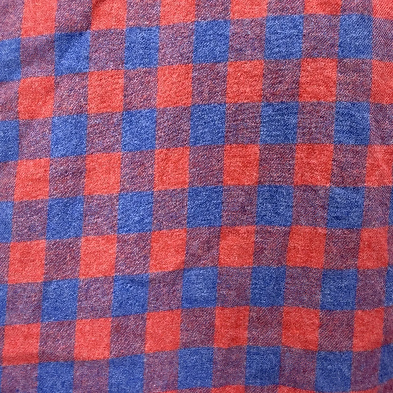 LL‎ Bean Womens Red Blue Plaid Flannel Button Front Shirt Size XL - Image 5