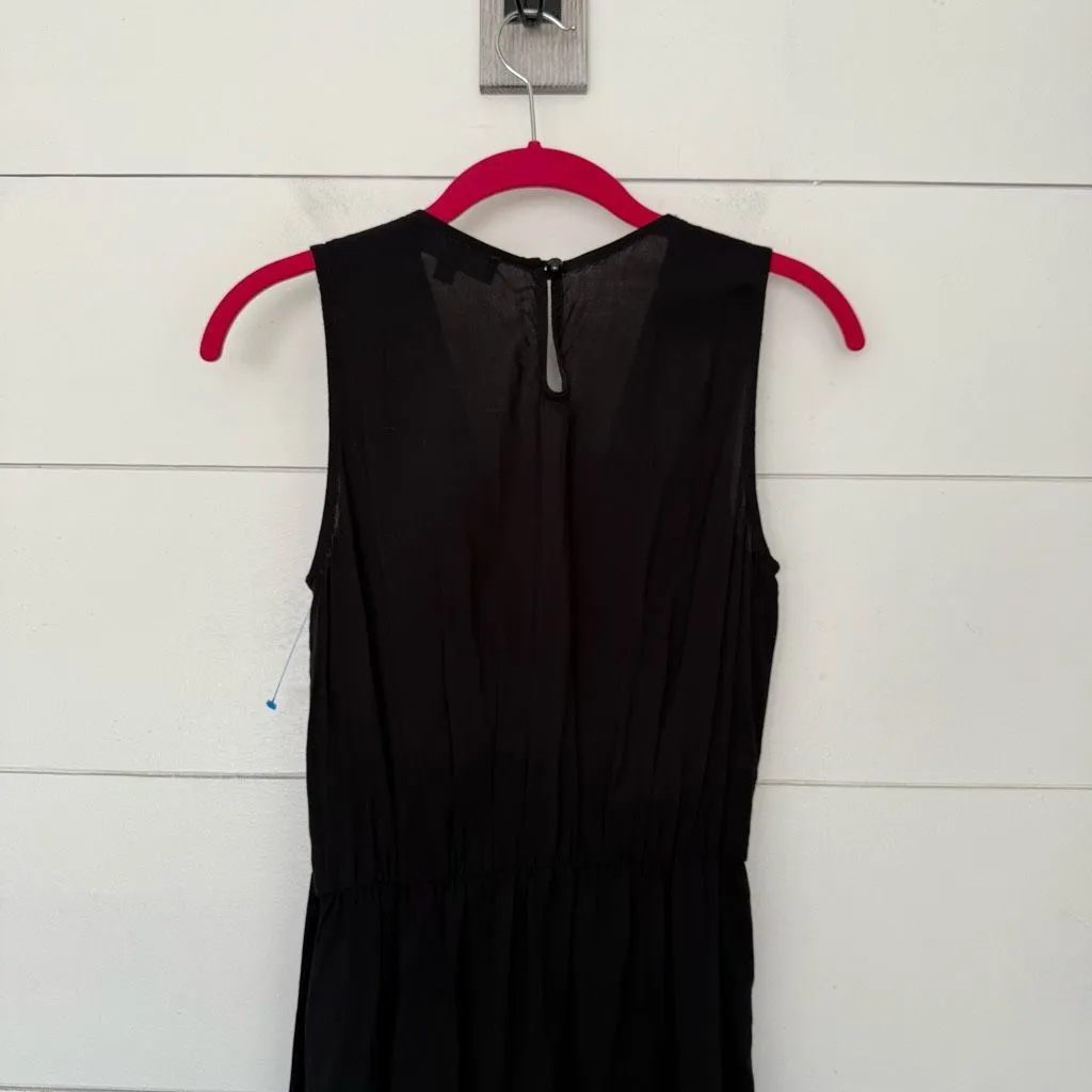 Lulu’s Black Women’s XS Sleeveless Surplice Take on The Day Jumpsuit - Image 4