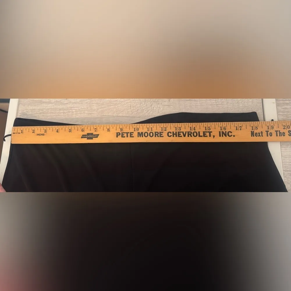 Lauren Ralph Lauren Pull On Black Wide Leg Pants Palazzo Dressy Stretch XL - Image 6