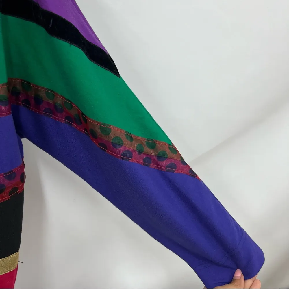 Vintage womens large top 100% cotton California Sunwash Gene Ewing Bis flawed - Image 3