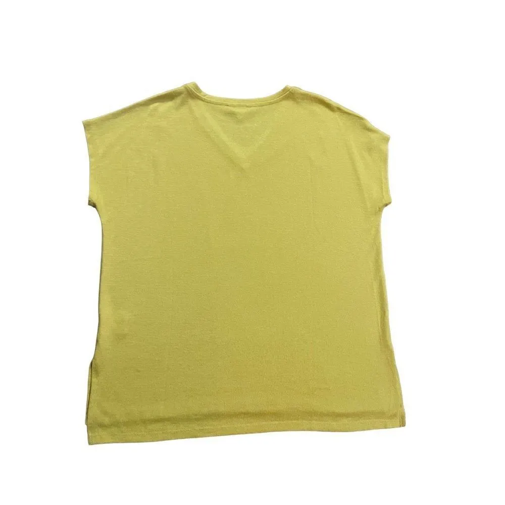 Orvis womens yellow basic top sz XL - Image 2