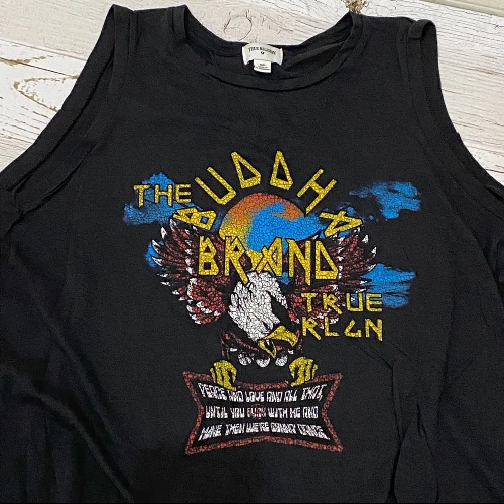 True Religion Buddha Brand Split Back Tank - Image 7