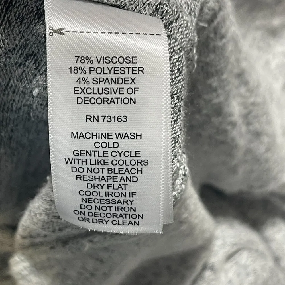 Cupio Cowl Neck Sweater Grey Viscose Long Sleeve Tunic Size 1X Women's - Image 6