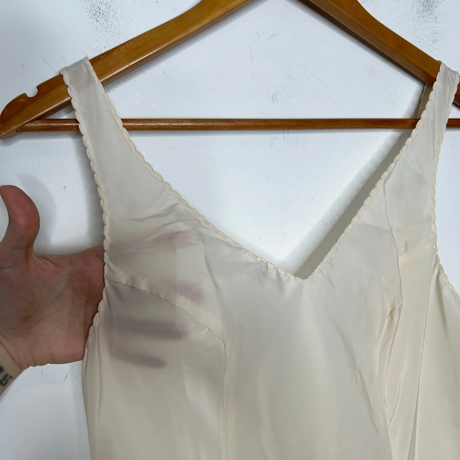 LORD & TAYLOR Vintage Slip Womens Sz Small Wonder Maid Fine Lingerie Union Label - Image 3