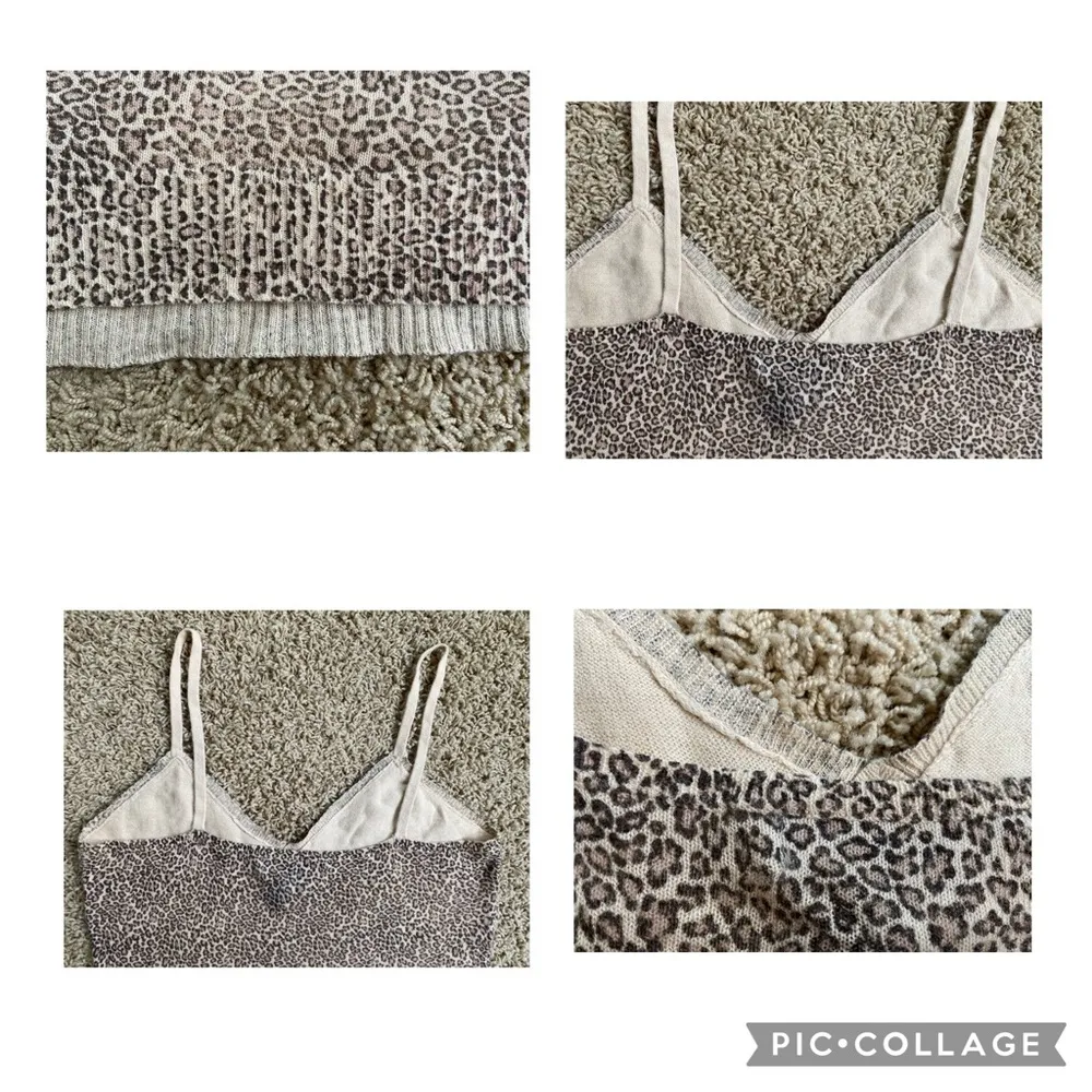 Bisou Bisou leopard cheetah top sz M - Image 12