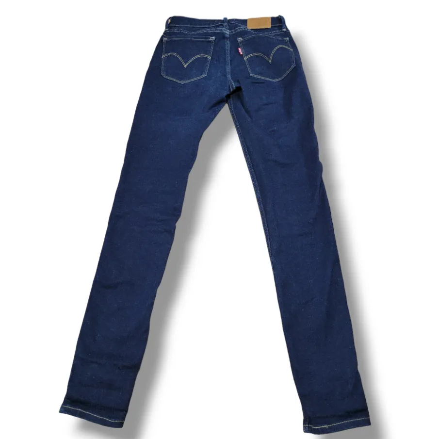 Levi's Jeans Size 26 W24"xL30" Levi's 710 Super Skinny Jeans Stretch Blue Denim Pants - Image 3