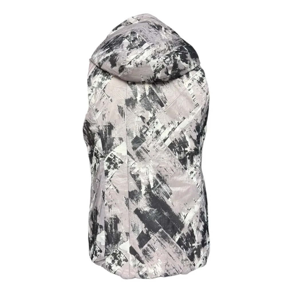 Gerry Silver Gray Reversible Quilted Puffer Vest with Hood Size Medium EUC - Image 8