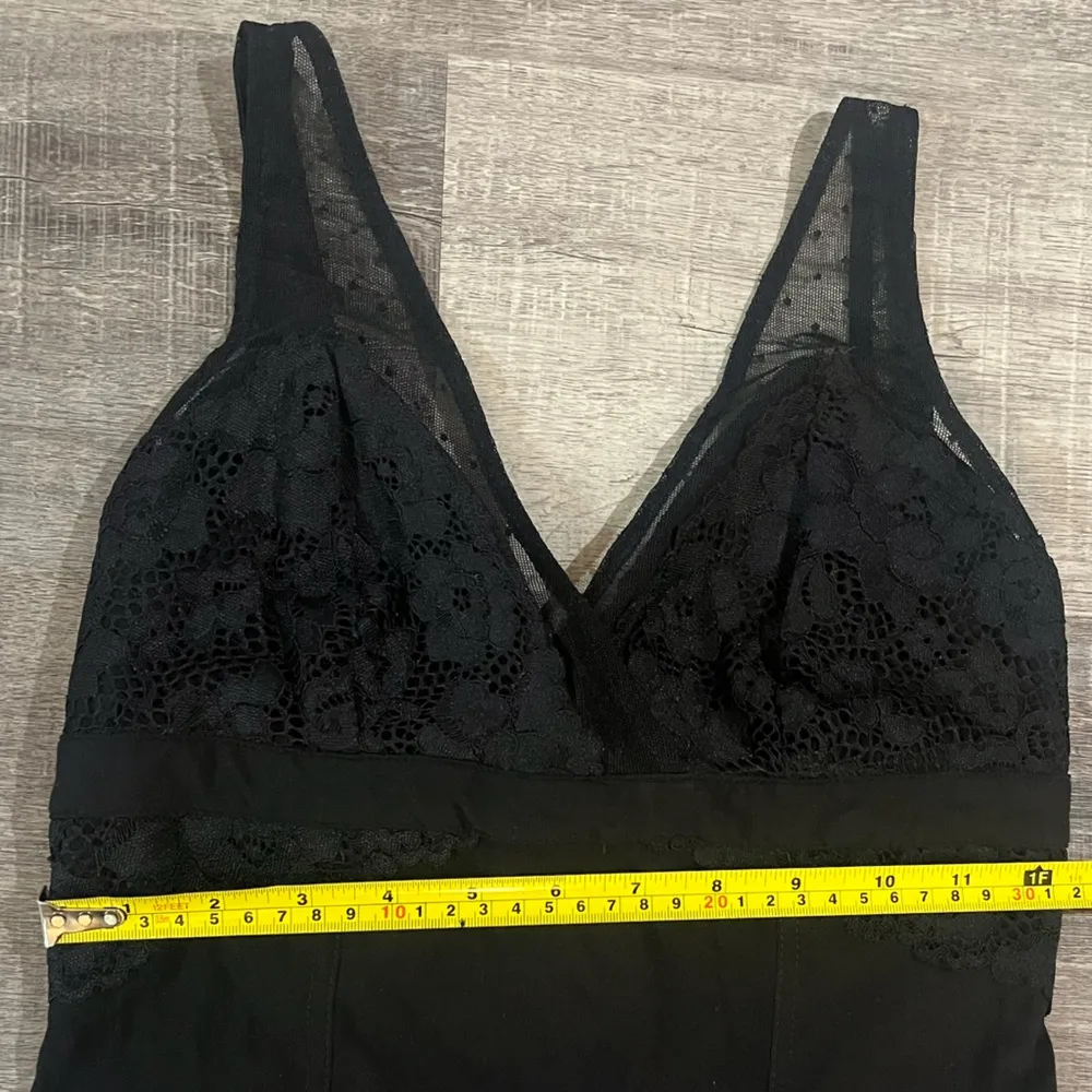 FREE PEOPLE Kira Lace Bodycon Mini Dress in Black - Image 9