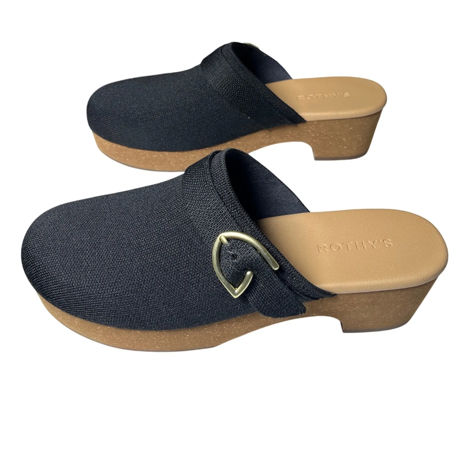 Rothy's The Clog Women's 12 Black Knit Slip - Image 8