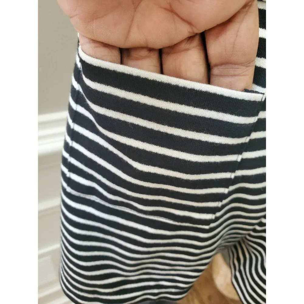 Lucca Couture Women's White & Black Rayon Scoop Neck Sleeveless Casual Romper S - Image 7