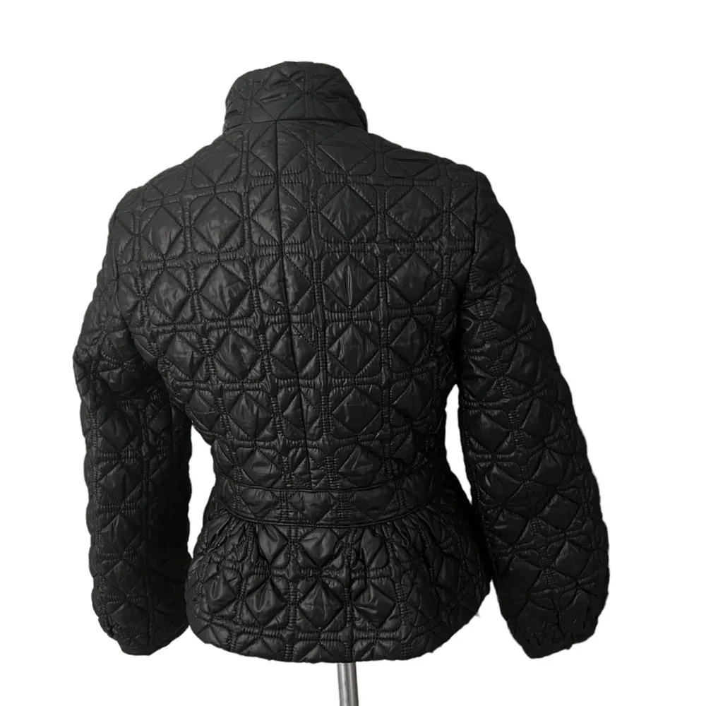 Nine West  Fitted Quilted Jacket, Black - Image 6