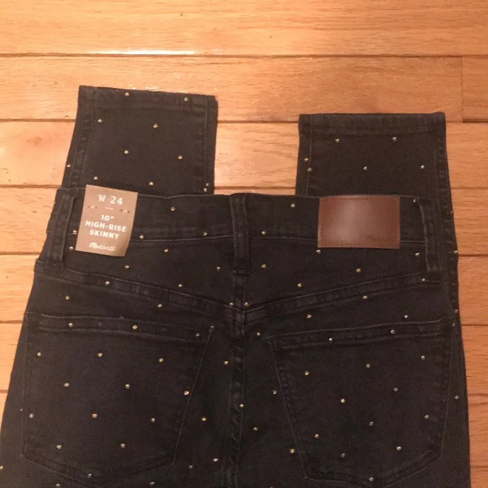 Madewell 10” high rise skinny dark jeans 24 - Image 9