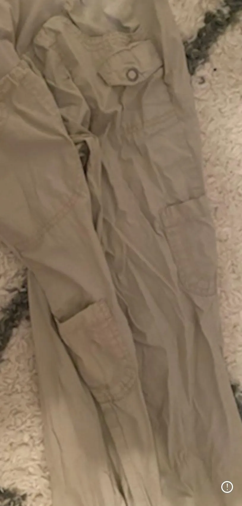 White Cargo Pants - Image 2