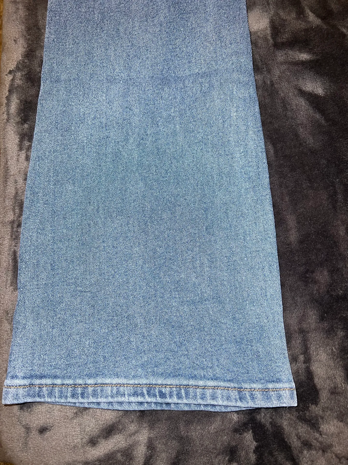 Dark Wash Flare Denim Jeans - Image 19