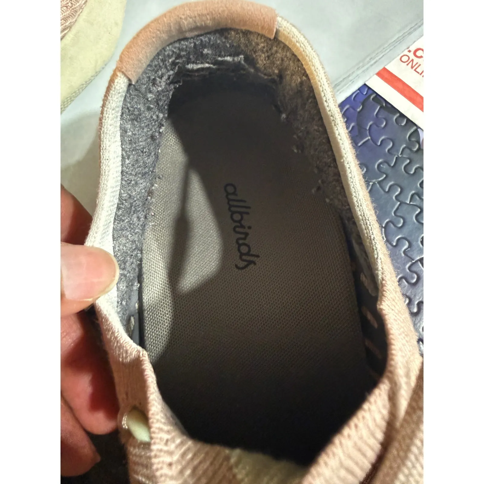 Allbirds Wool Runners Pink Womens Size 8.5 Athleisure Sneakers Shoes - Image 7
