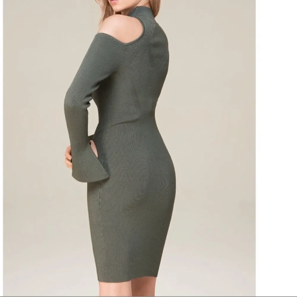 BEBE Cold Shoulder Sweater Dress - Image 2