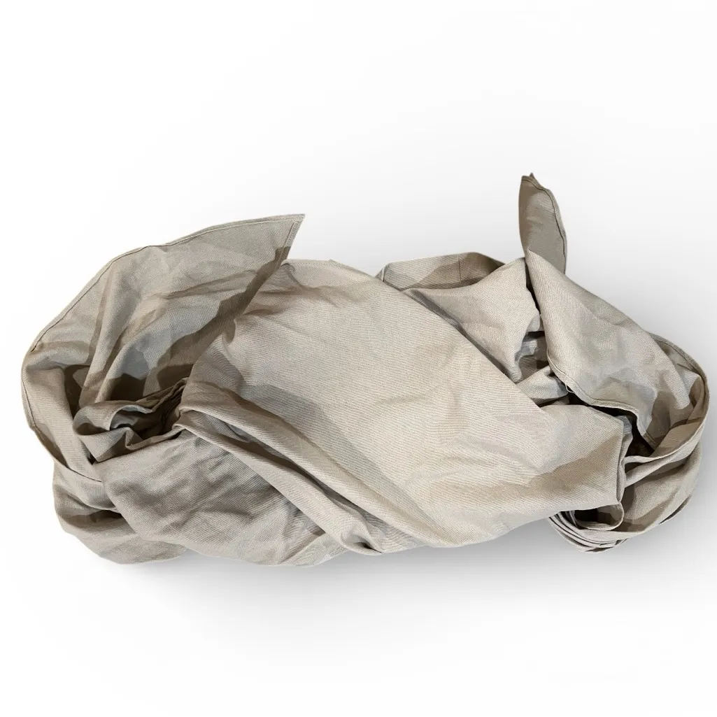 COMMENSE Cotton & Line Crisscross Halter Tank Top Color: Khaki Size Large NWT - Image 5