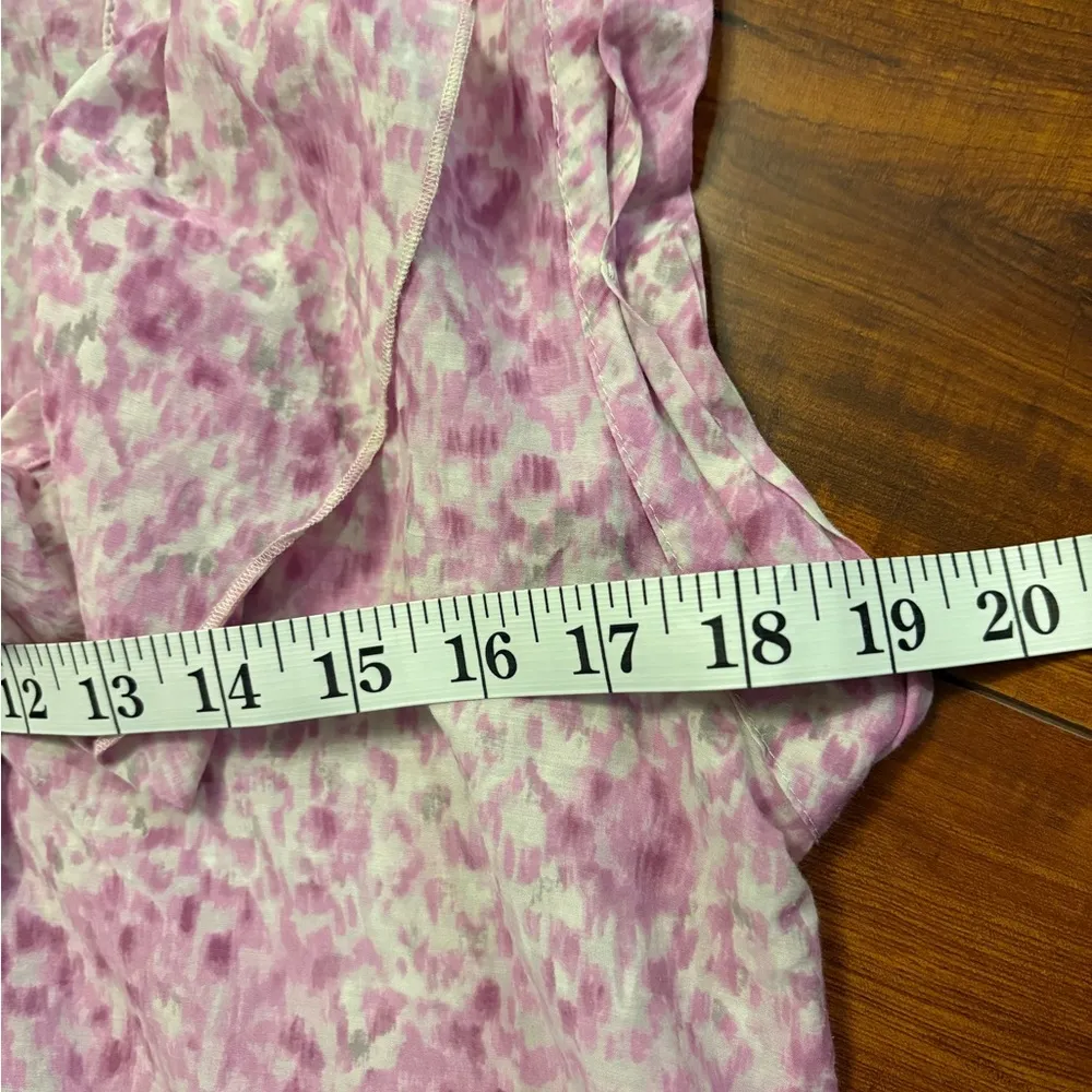 Ann Taylor Vintage Y2K Coquette Girly Cottage Ruffle Tank Silk Top Size Medium - Image 12