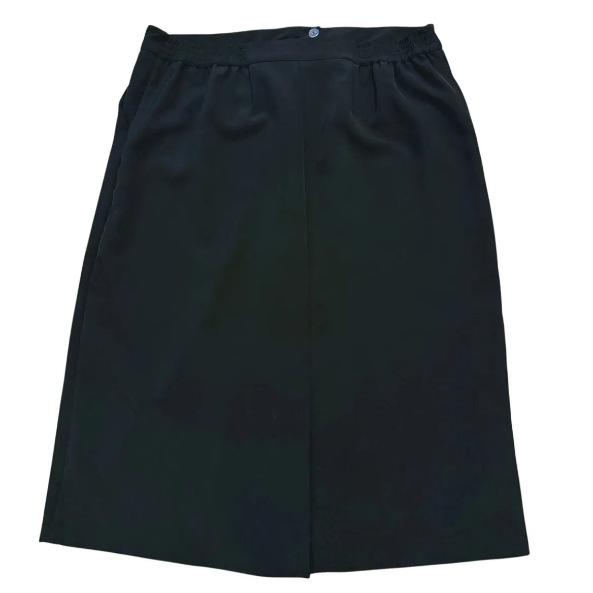 Jessica London Minimalist Midi Pencil Skirt Plus Size 22W Black Classic Workwear - Image 3