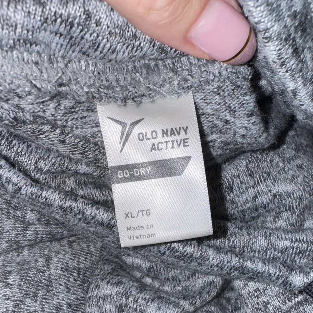 Old Navy Active Gray Funnel Neck Pullover Sweatshirt Women's XL - Image 2