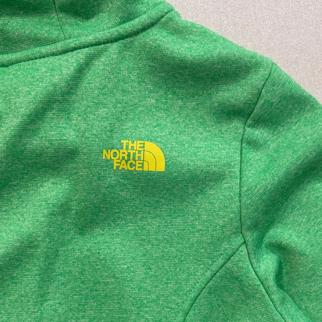 The North Face Green Sweater with Yellow Logo - Image 9