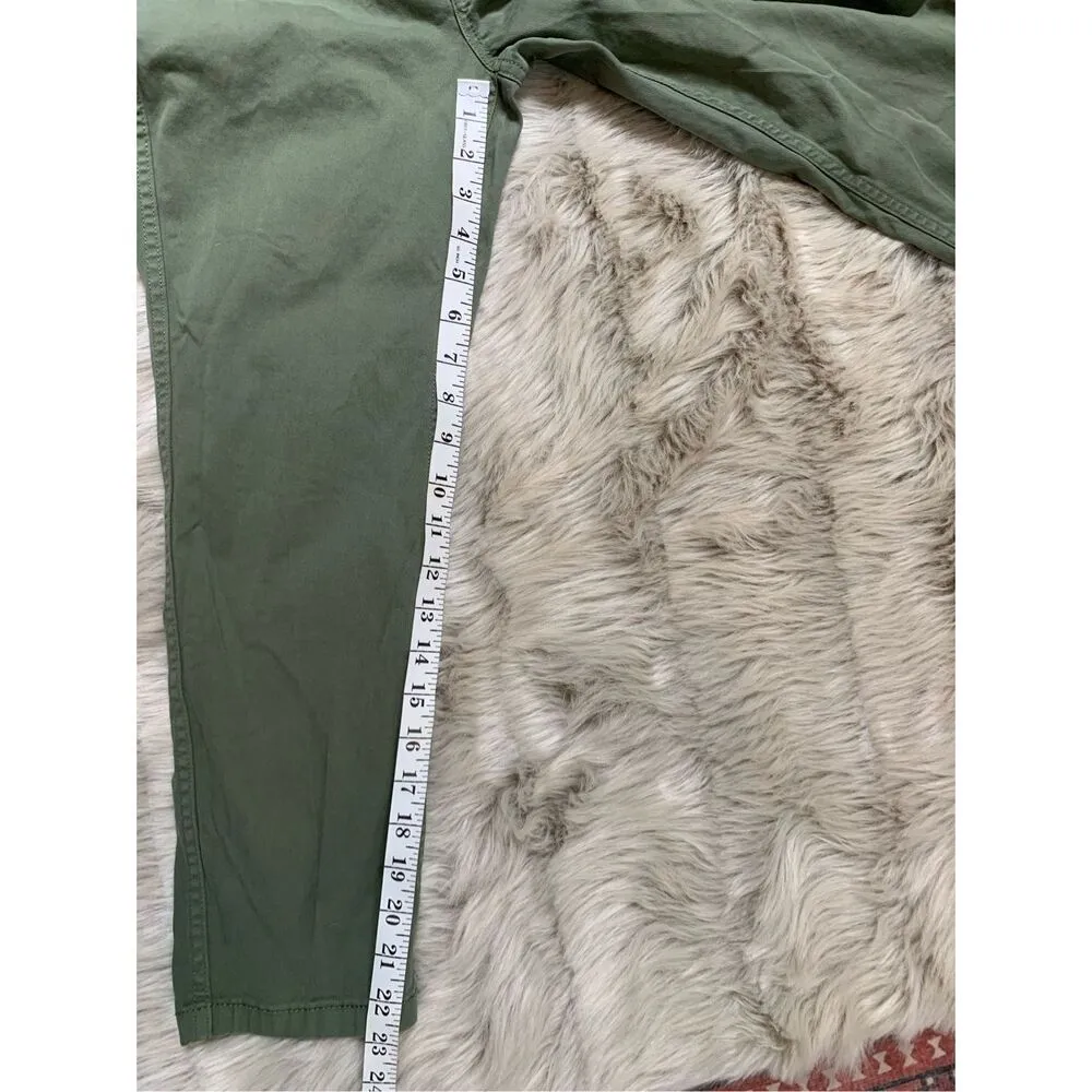 J. Crew Vintage Slim Straight Stretch Chino Pants Women's 24 Petite - Image 8