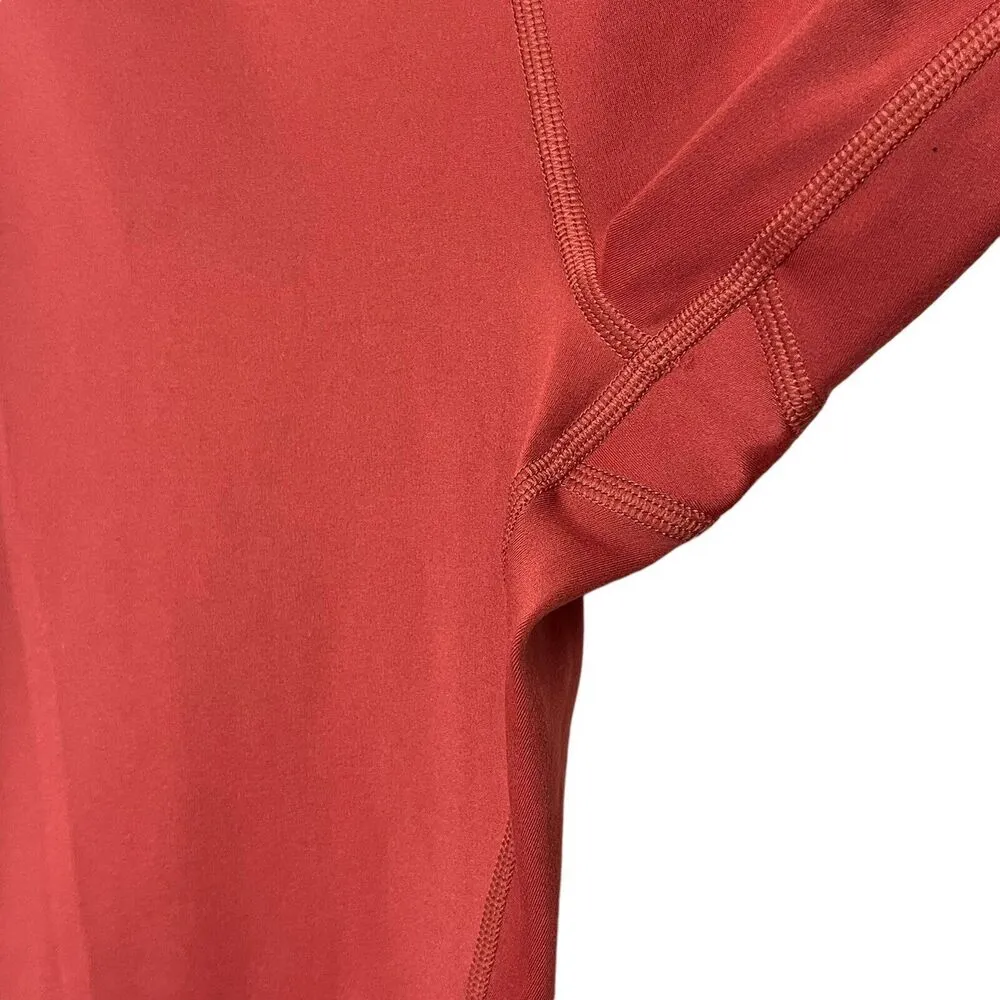 Girlfriend Collective High Rise Rust Red Workout Leggings Women’s Size Small - Image 8